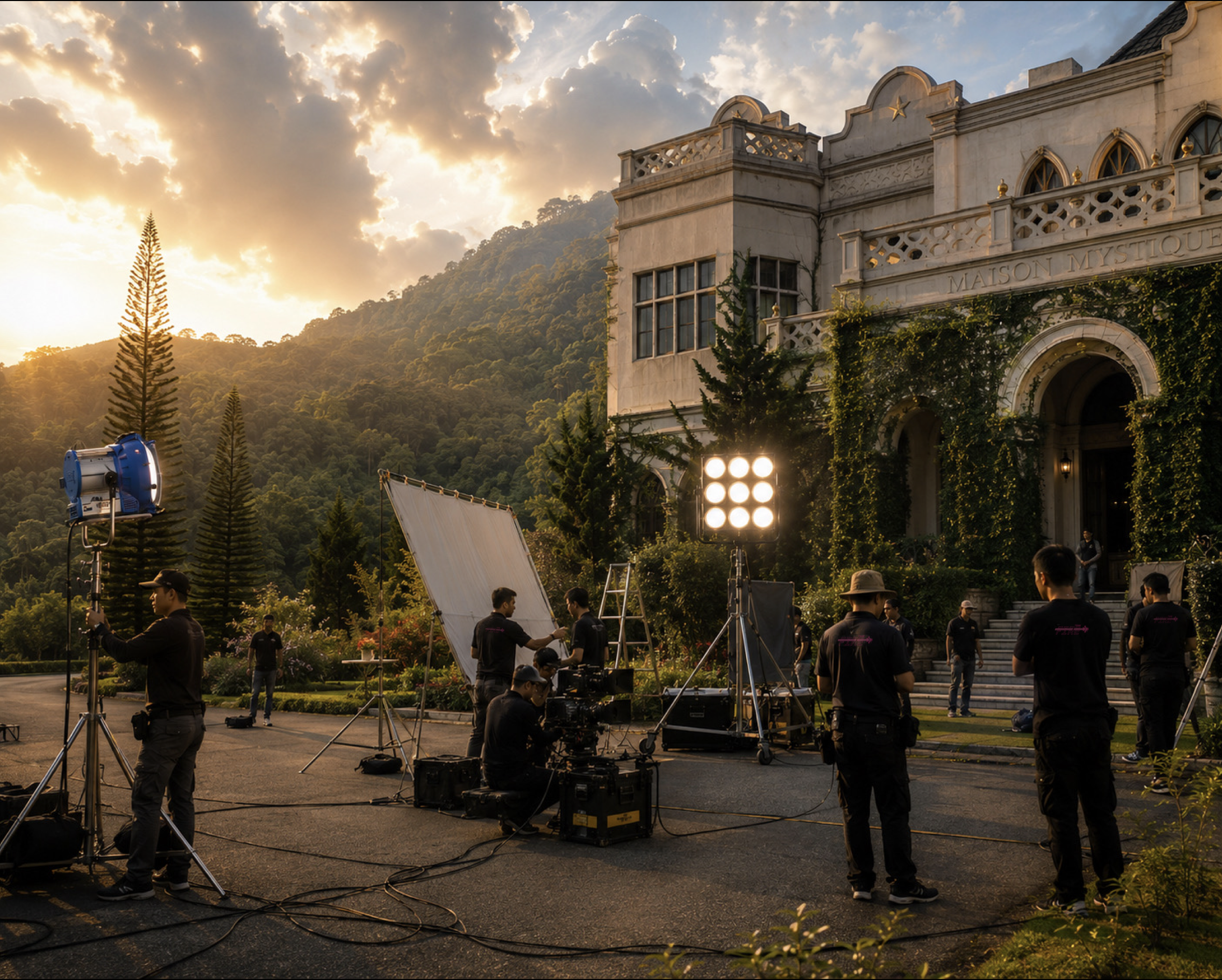 Founders / crew on set